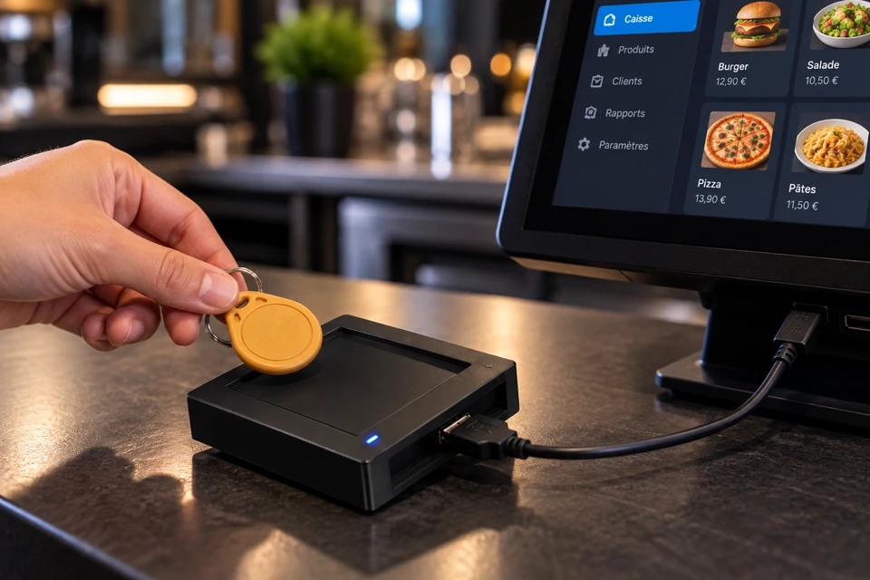 Lecteur RFID/NFC USB 13,56 MHz — vue 1