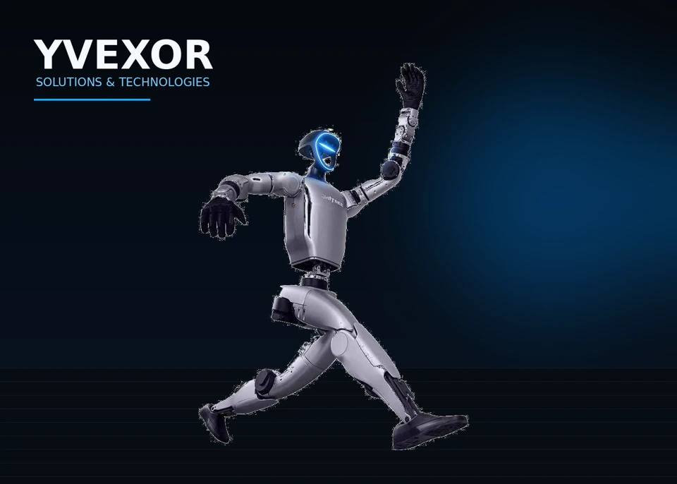Robot humanoïde avec développement personnalisé — vue 1